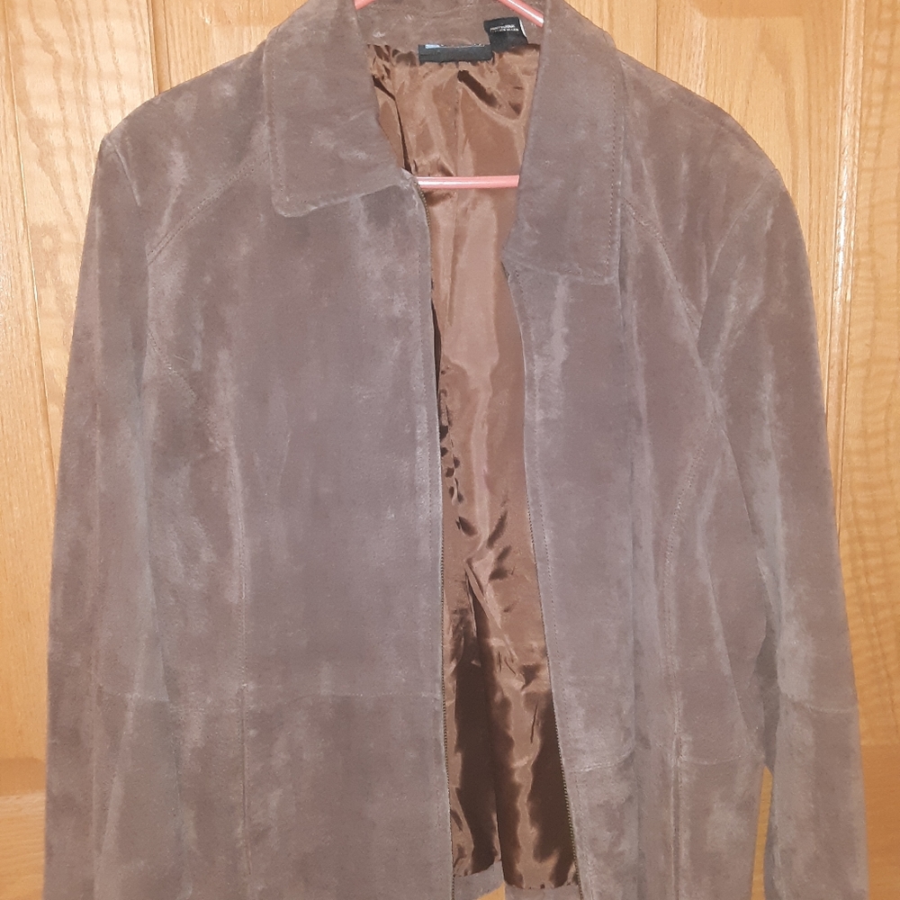 A soft leather light jacket